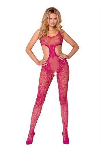 CA002 Combinaison résille fuchsia | Casmir
