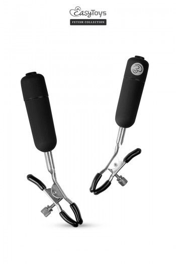 Pinces à seins vibrantes | Easytoys | Easytoys Fetish Collection