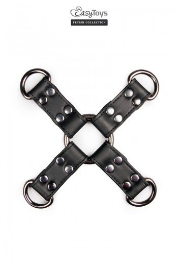 Croix de bondage en cuir | Easytoys | Easytoys Fetish Collection