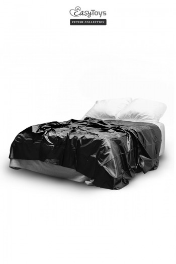 Drap étanche en vinyle noir | EasyToys Fetish Collection | Easytoys Fetish Collection 2