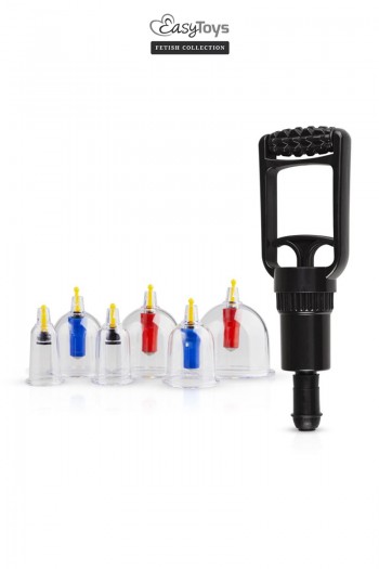 Coffret 6 ventouses manuelles | EasyToys | Easytoys Fetish Collection