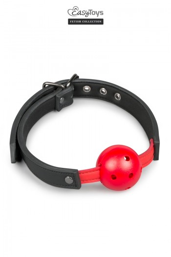 Gagged Ball noir et rouge | EasyToys | Easytoys Fetish Collection