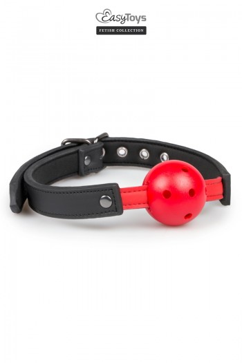 Gagged Ball noir et rouge | EasyToys | Easytoys Fetish Collection 2