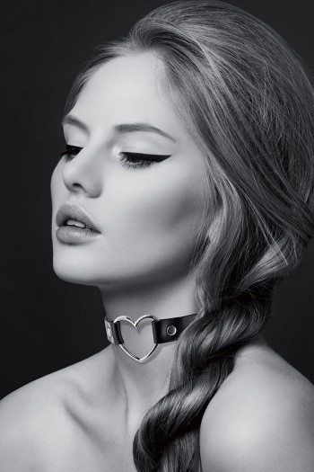 Collier cuir et coeur | Bijoux Pour Toi | Bijoux pour toi