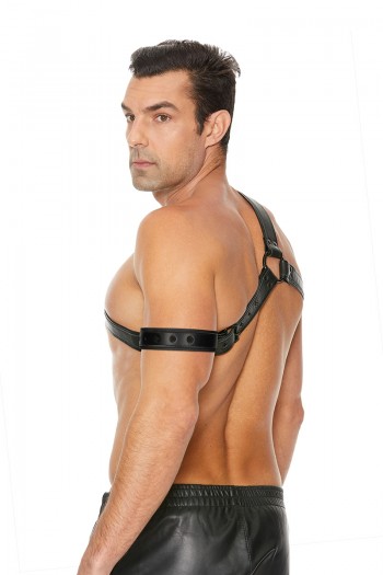 Gladiator harnais cuir noir | Ouch! | Ouch! 2