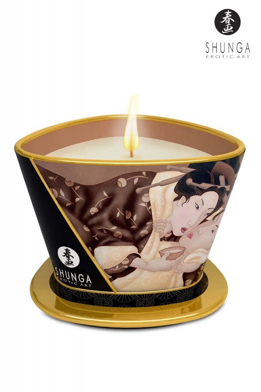 Bougie à massage parfum Chocolat - Shunga
