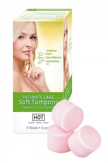 5 Tampons intimes sans ficelle | HOT