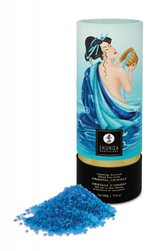 Sels de bain Cristaux d'Orient bleus | Shunga | Shunga