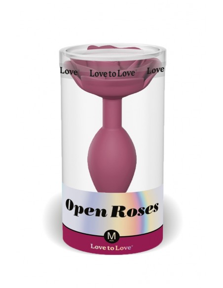 Plum star - Plug Open Roses Medium | Love to Love | Love to Love