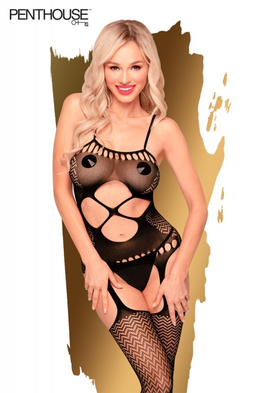 Hot Nightfall Noir - Combinaison sexy Penthouse | Penthouse