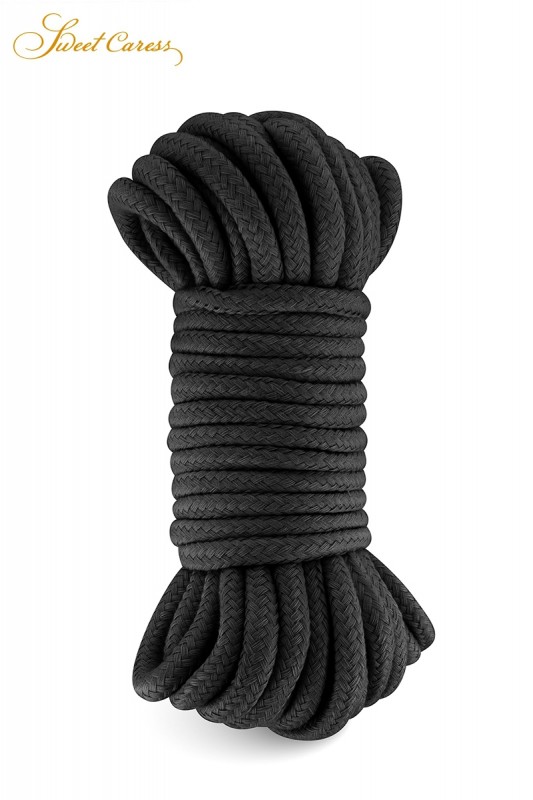 Corde noire 10 mètres | Sweet Caress | Sweet Caress
