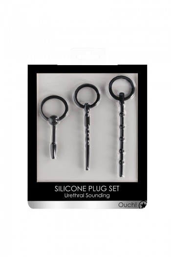 3 plugs à urètre silicone | Ouch! 2