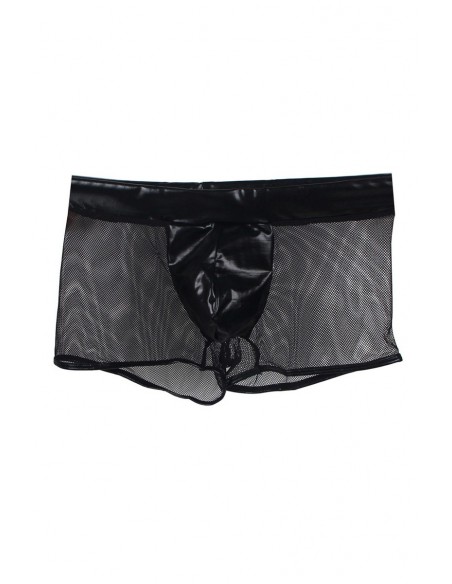 Boxer wetlook et résille | Paris Hollywood Boxer wetlook et résille | Paris Hollywood