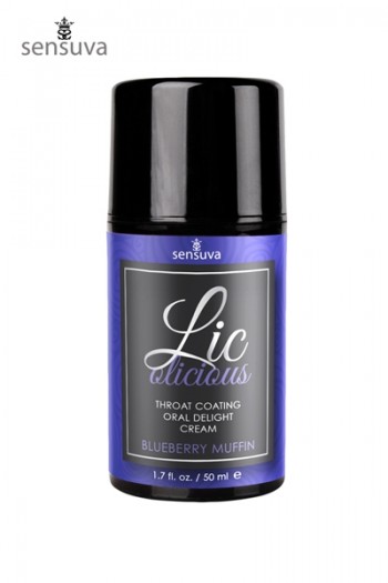 Crème orale Lic-O-Licious - muffin aux myrtilles | Sensuva