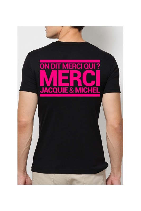 T-shirt Jacquie & Michel Rose fluo | Jacquie & Michel