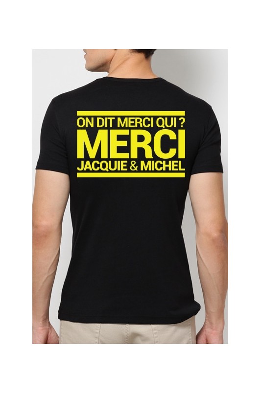 T-shirt Jacquie & Michel Jaune fluo | Jacquie & Michel