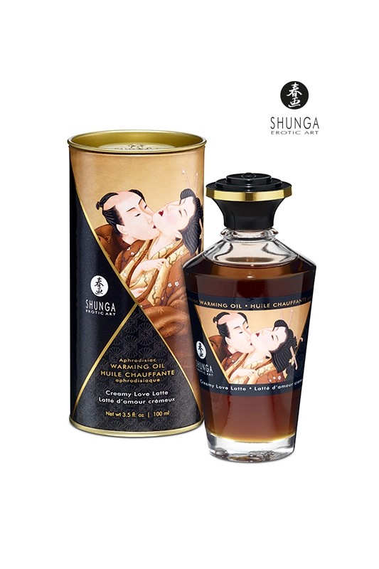 Huile chauffante - Latté d'amour crémeux | Shunga