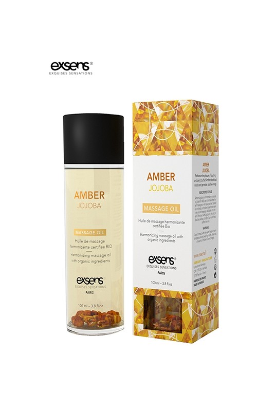 Huile massage BIO Ambre Jojoba - Exsens | Exsens