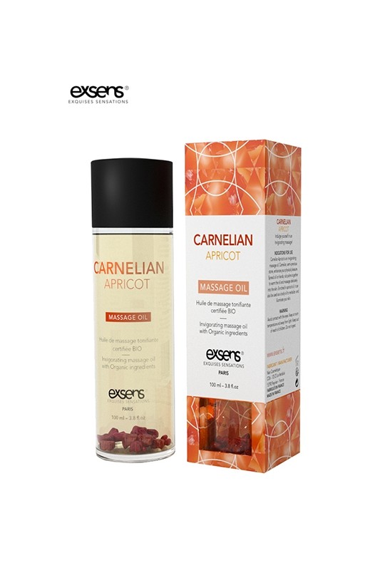 Huile massage BIO Cornaline Abricot - Exsens