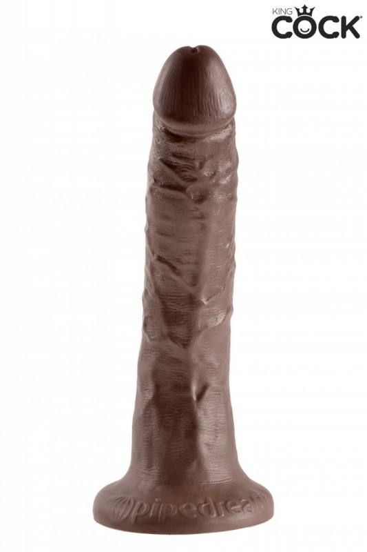 Gode réaliste marron 18 cm - King Cock - 1 Gode réaliste marron 18 cm - King Cock - 1