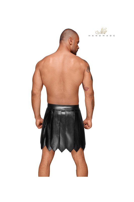 Jupe gladiateur faux cuir | Noir HandMade
