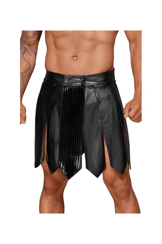 Jupe gladiateur faux cuir | Noir HandMade