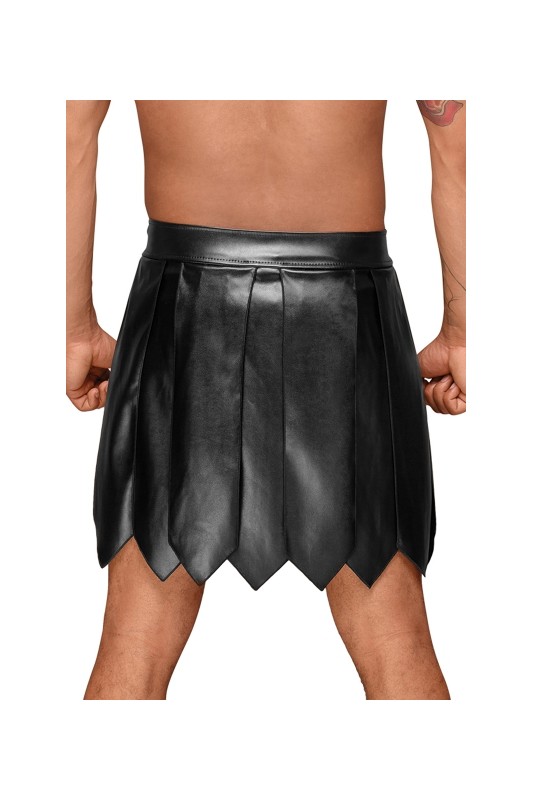 Jupe gladiateur faux cuir | Noir HandMade