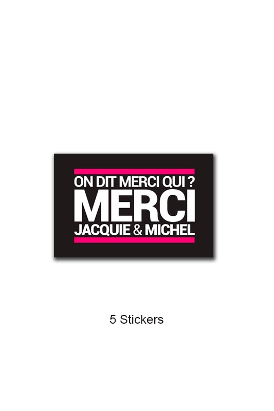 Pack 5 stickers J&M n°4