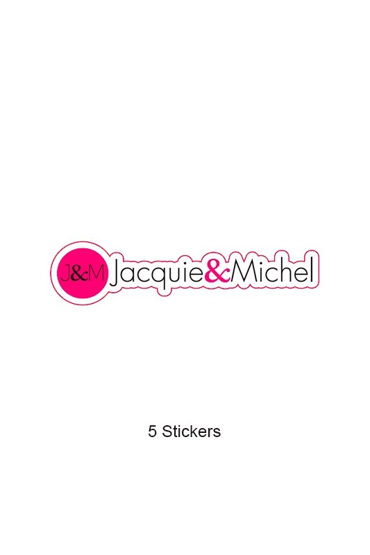 Pack 5 stickers J&M n°7