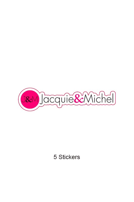 Pack 5 stickers J&M n°7 | Jacquie & Michel