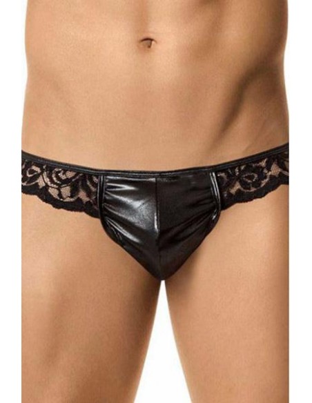 String jock-strap noir | Paris Hollywood