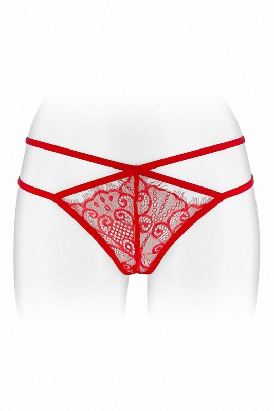 String ouvert Mylene - rouge - Culottes & Strings - MyLibido