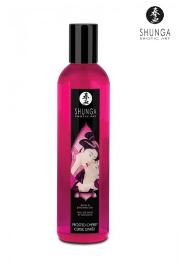 Gel douche embrassable cerise givrée - 250 ml | Shunga
