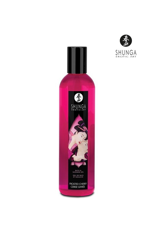 Gel douche embrassable cerise givrée - 250 ml | Shunga