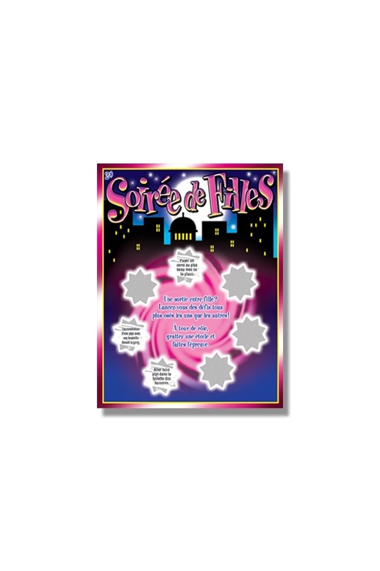 Carte à gratter Soirée de Filles | Ozzé