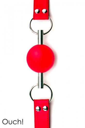 Solid Ball Gag rouge | Ouch!