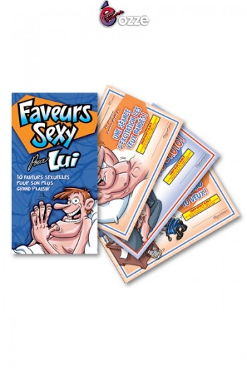 Coupons Faveurs sexy pour lui | Ozzé