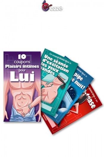 Coupons Plaisirs Intimes pour lui | Ozzé