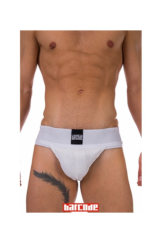 Jockstrap Sergey Basic blanc - Barcode