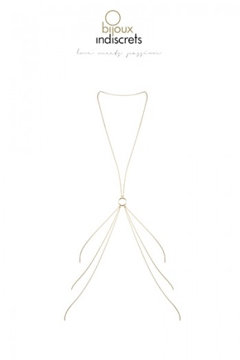 Chaine de corps en 8 dorée | Bijoux Indiscrets
