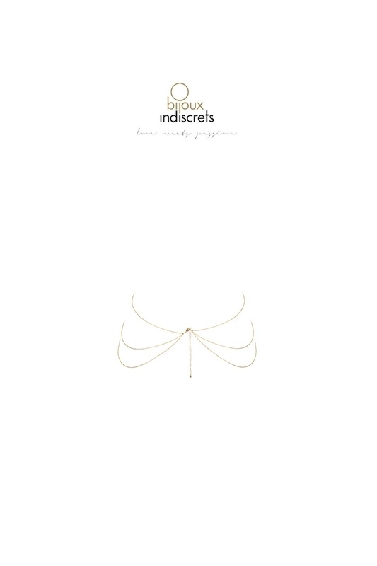 Chaine de corps en 8 dorée | Bijoux Indiscrets