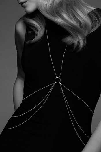 Chaine de corps en 8 argentée | Bijoux Indiscrets