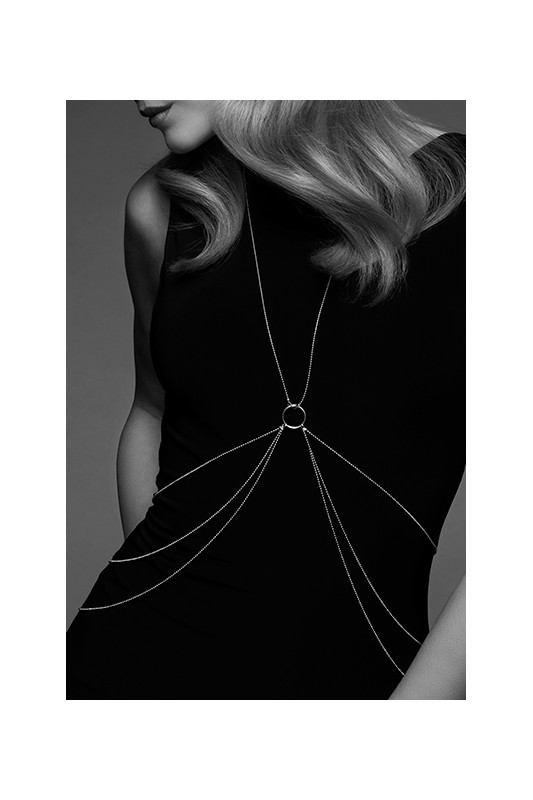 Chaine de corps en 8 argentée | Bijoux Indiscrets