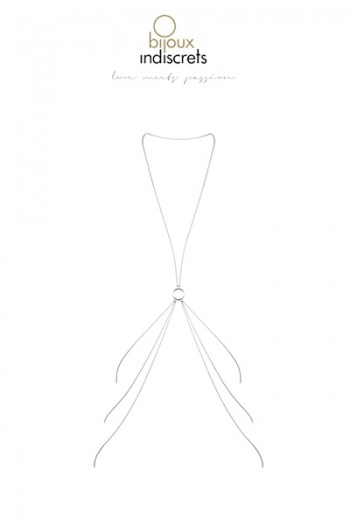 Chaine de corps en 8 argentée | Bijoux Indiscrets 2