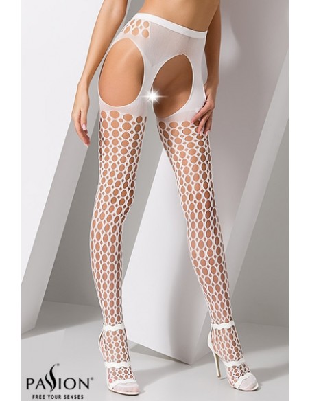 Collants ouverts S006 - Blanc | Passion bodystockings Collants ouverts S006 - Blanc | Passion bodystockings
