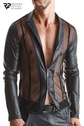 Veste fetish bi-matière Daniele | Regnes