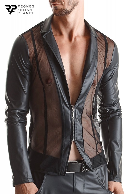 Veste fetish bi-matière Daniele | Regnes