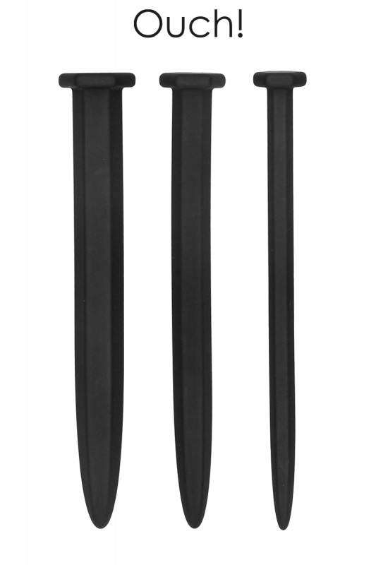 Set de 3 plugs à urètre forme clous | Ouch!