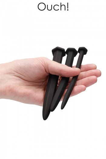 Set de 3 plugs à urètre forme clous | Ouch! 2