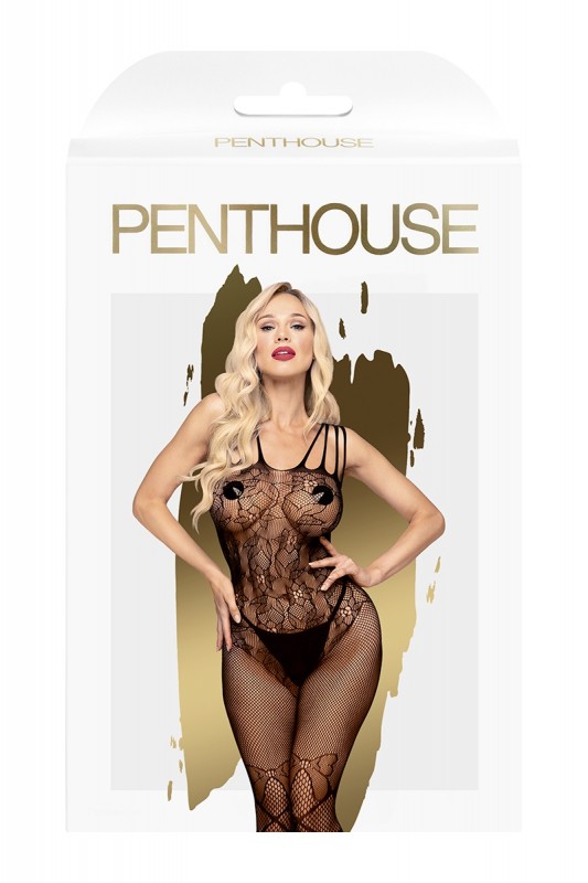 Dirty Mind - Combinaison ouverte noire | Penthouse